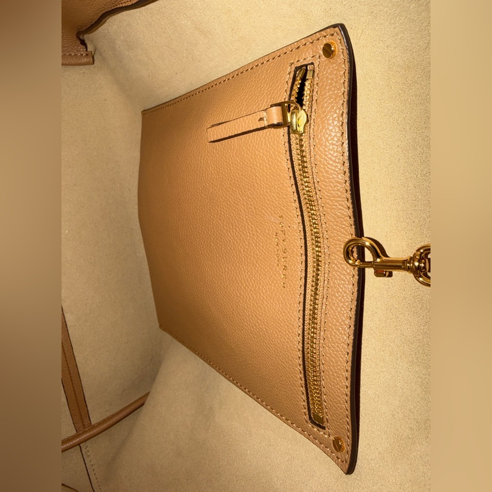 Tory Burch Romy Hobo Bag in Tiramisu - Picture 9 of 9